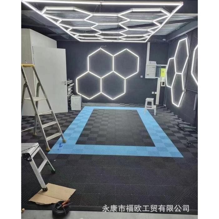 lampu hexagonal led Ruang Detailing