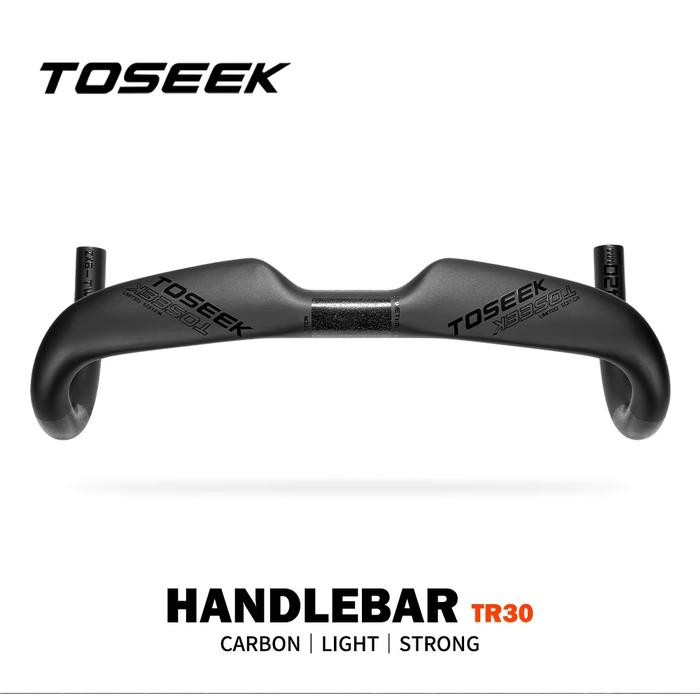 Handlebar Dropbar Aero Carbon Toseek ZXB 400 420 Two Inner Cable Kabel