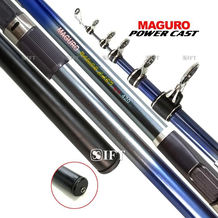Joran MAGURO POWER CAST Surf Casting 270 s/d 450 cm Pasiran Pinggir Laut