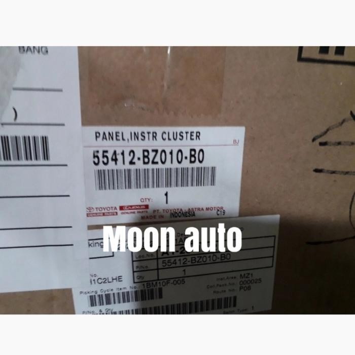 Panel Tape Avanza-Xenia Belum Vvti 2006 Kebawah Tanpa Lubang Jam Ori Kode 011