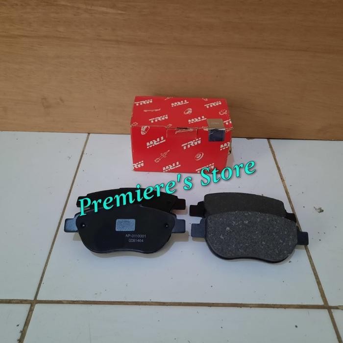 Brake Pad/Kampas Rem Depan Peugeot 207 408 307 Merk Trw Kode 038