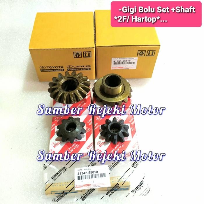Gigi Bolu Set Hardtop 2F Pinion Gardan Hardtop 2F Original Kode 095
