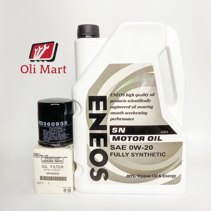 Oli Mesin Eneos 0W-20 Filter Oli Mitsubishi Mirage Original