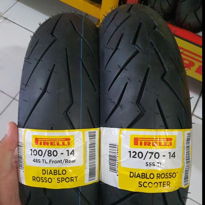 PREMIUM Ban PCX 150, VARIO 160, AEROX 155, ADV, PCX 160 PIRELLI DIABLO ROSSO