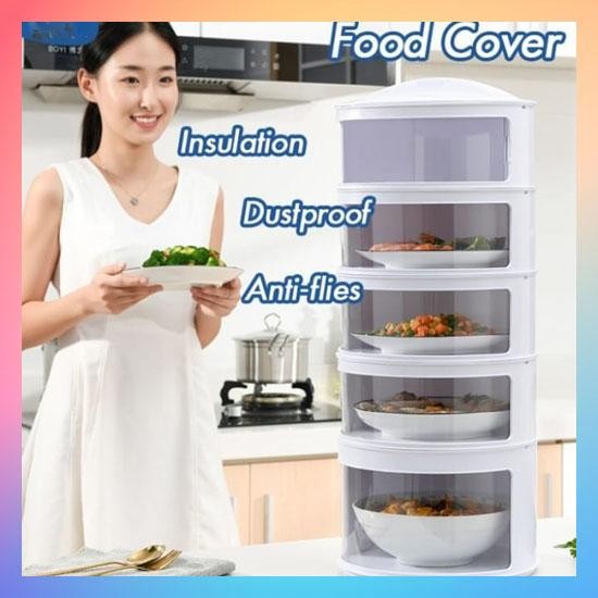 Tudung Saji 5 Susun Penyimpan Makanan Saji Rak makanan