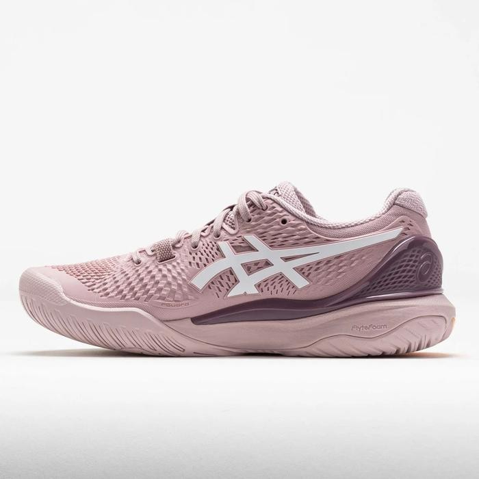 Sepatu Tenis Asics Gel Resolution 9 Watershed Rose White/Tennis Shoe Asics Original Gel Resolution