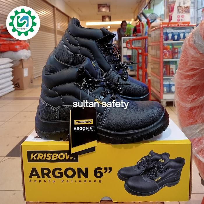 SEPATU SAFETY KRISBOW ARGON 6" / SAFETY SHOES KRISBOW - ORIGINAL