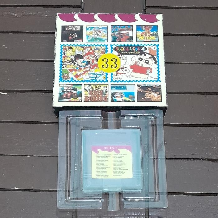 Kaset GameboyColor Multi 33 in 1 tested