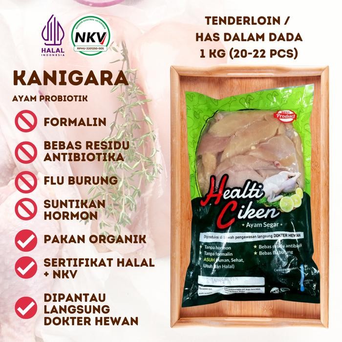 

HEALTI CIKEN HAS DALAM DADA AYAM TENDERLOIN HALAL 0,9-1KG