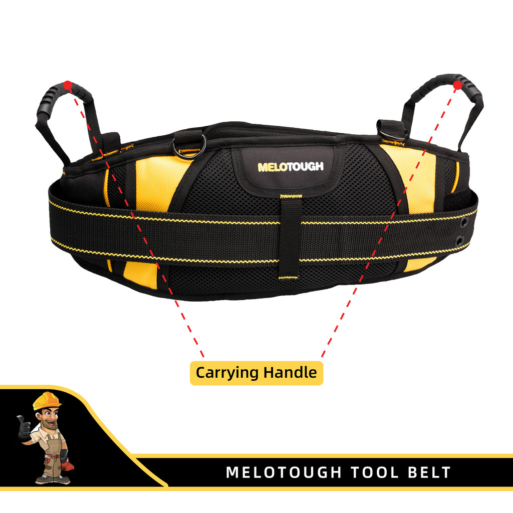 MELOTOUGH Padded Electrician Tool Belt Tradesman Pro Padded Tool Belt