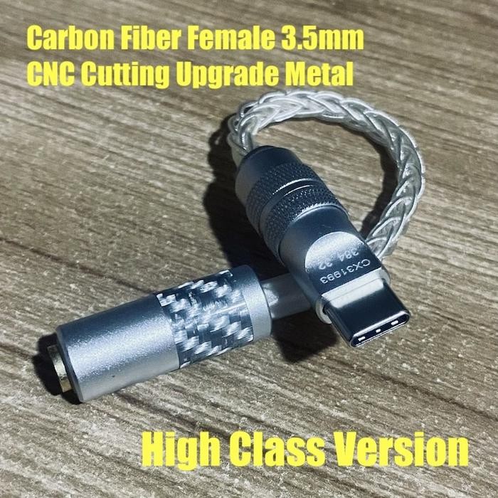 Conexant Cx31993 Pro Hifi Dac Type C To Jack 3.5Mm Aux Audio Adaptor