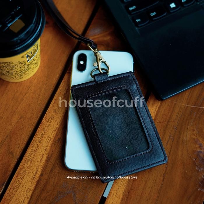 

[Deli Atk] Houseofcuff Lanyard Tali Id Card Kulit Premium