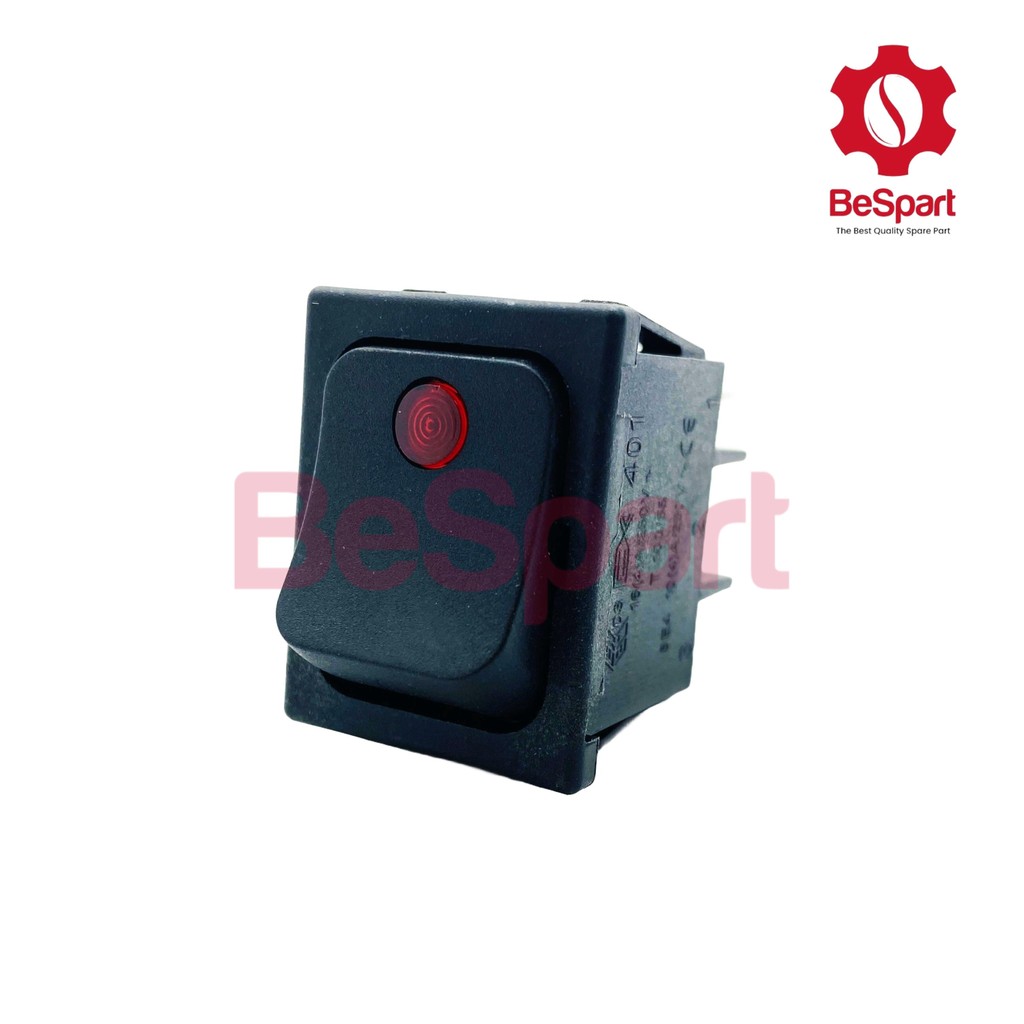 Switch On Off Red Light Mesin Kopi Espresso 16A/220V 30x22mm - Kaki 4