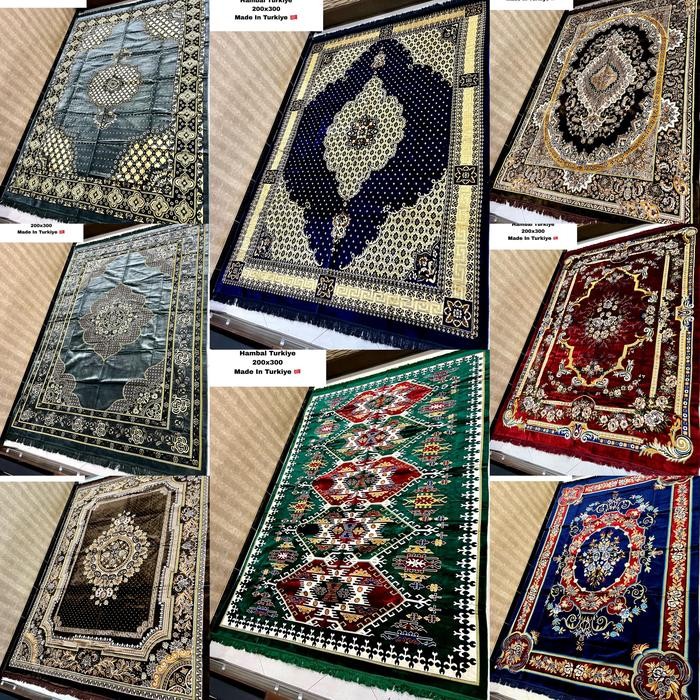 Hambal Turki 200x300 karpet murah besar jumbo