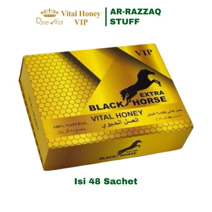 

Black Horse Extra Vital Honey Original 1 Box 48 Sachet