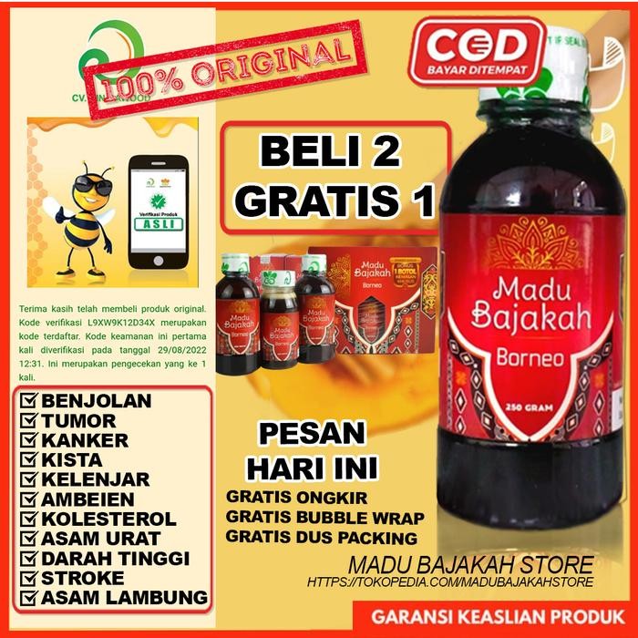 

Madu Bajakah Borneo 2 Gratis 1 Original Asli Agen Resmi Wisnu