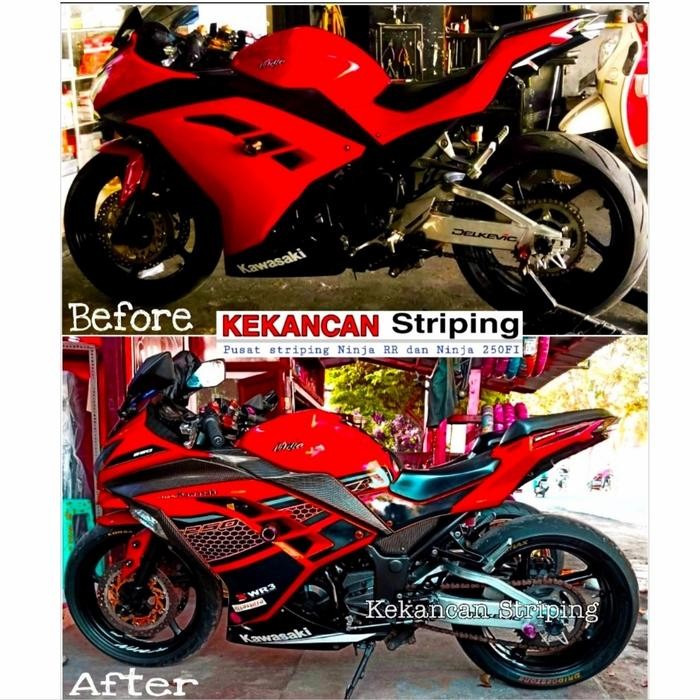 Striping Ninja 250Fi Old Livery Krt (Sponsor) Merah