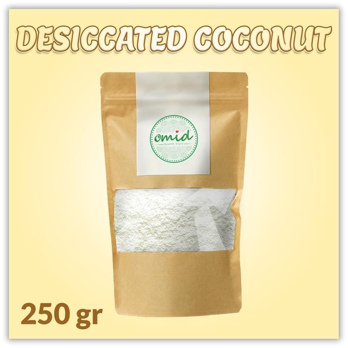 

Caraka.store1 Desiccated Coconut 250gr (Tepung Kelapa / Halus / Cacah / Parut 250gr)