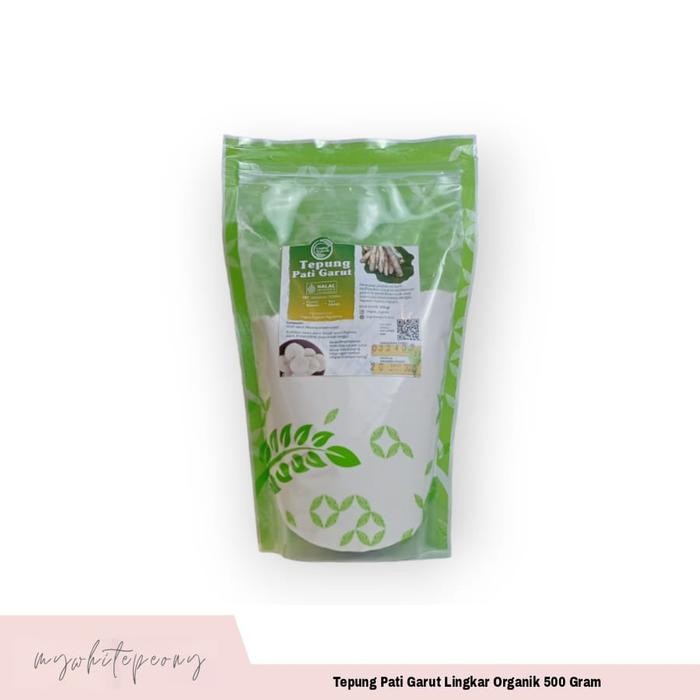 

Caraka.store1 Tepung Pati Garut / Tepung Larut / Arrowroot 500 gr Lingkar Organik