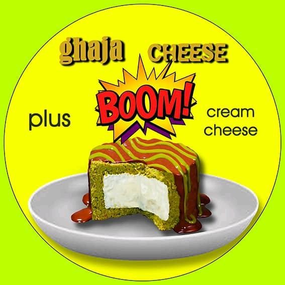 

Cheese Bom Viral By Ghaja Dibaluri Coklat +Kacang Pistachio Food Cemilan Makanan