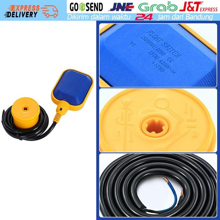 Otomatis Pompa Celup Pelampung Air Radar Float Switch 2/5/10Meter