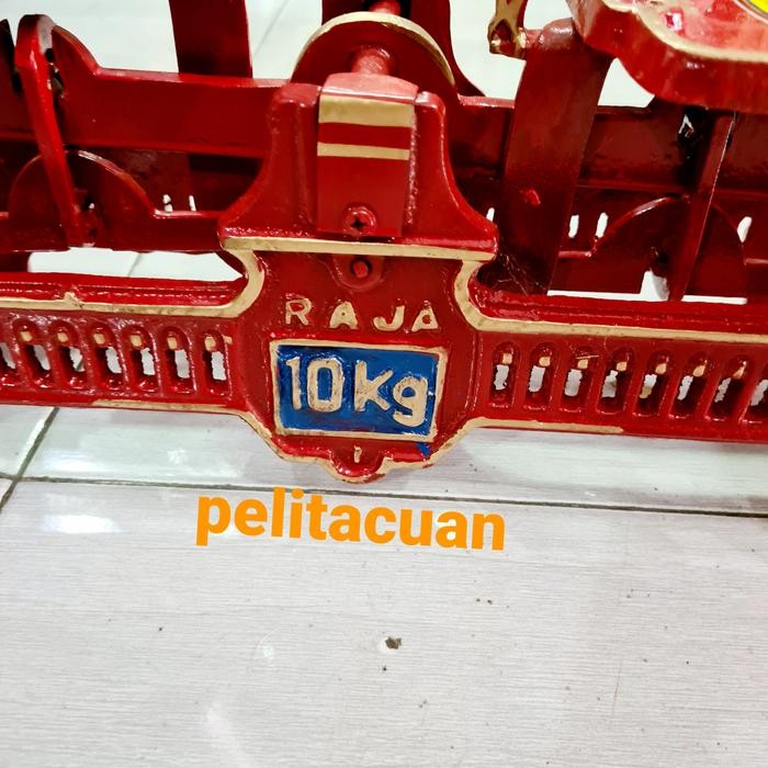 TIMBANGAN RAJA BEBEK DUDUK TIMBANGAN KODOK BATU LOGAM KUNINGAN 10 KG