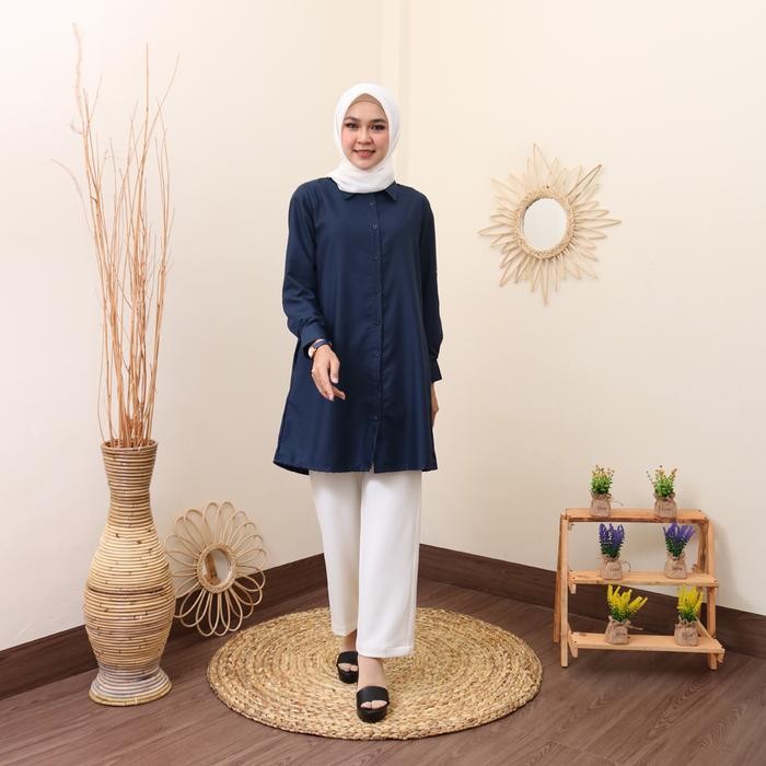 TUKE Plain Tunik - Pakaiana Wanita Terbaru by Hijab Mamah icis