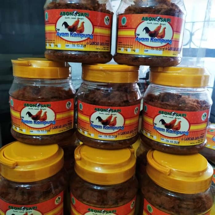 

SALE !!! ABON SAPI CAP AYAM KAMPUNG 200GR READYY