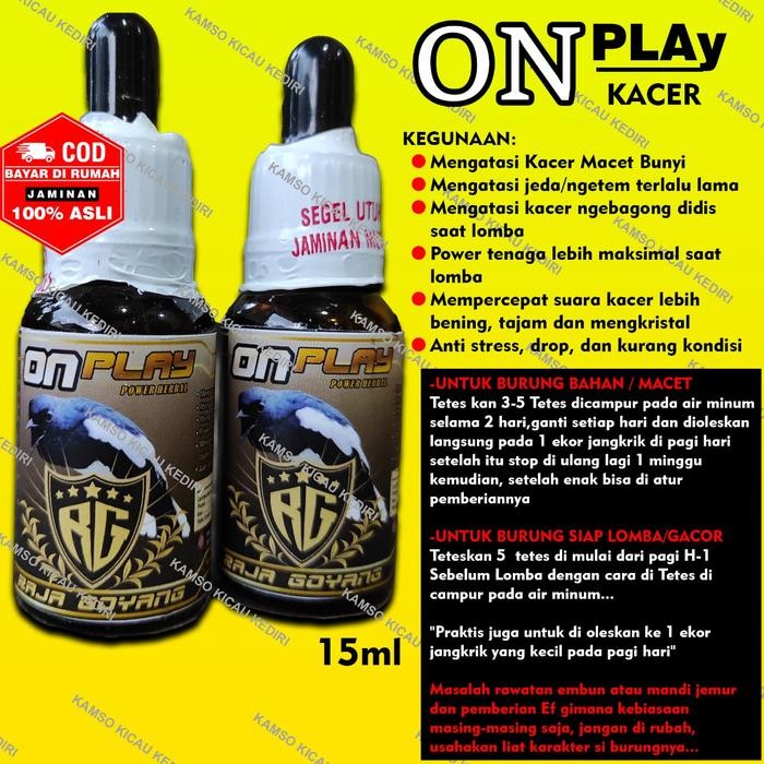 READY ON PLAY KACER RAJA GOYANG MENGATASI BURUNG KACER MACET