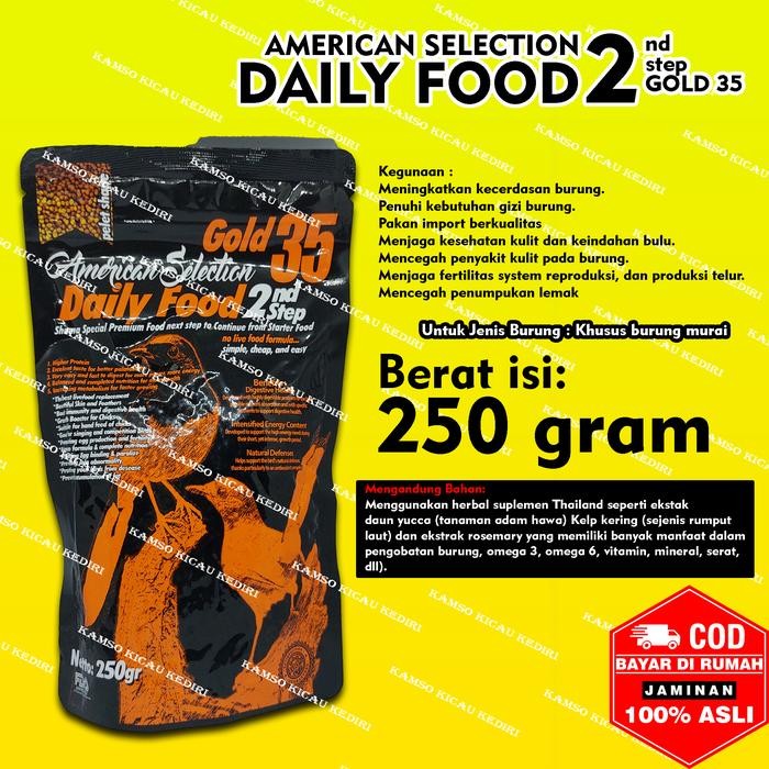 READY VOER AMS AMERICAN SELECTION STEP 2 VOER BUTIRAN STEP2 250gr