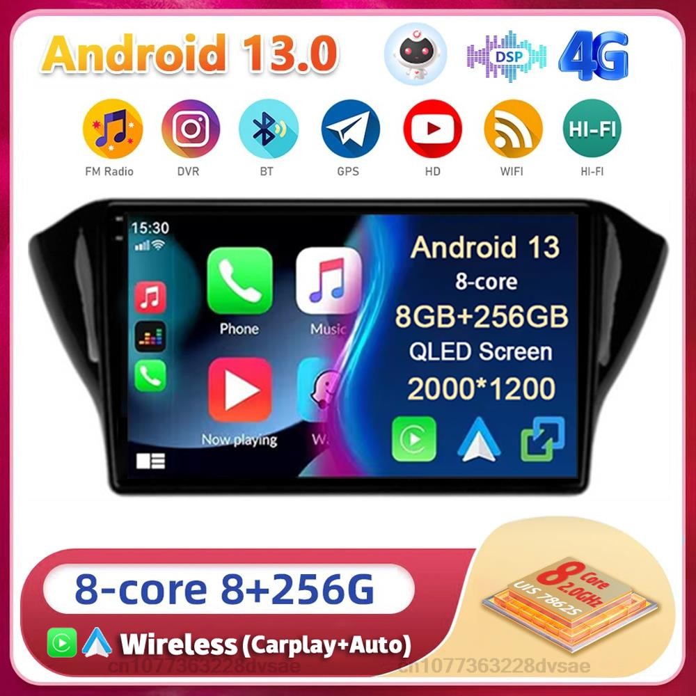 Android 13 Wireless Carplay For Geely GS 2016 - 2020 Emgrand EC7 1