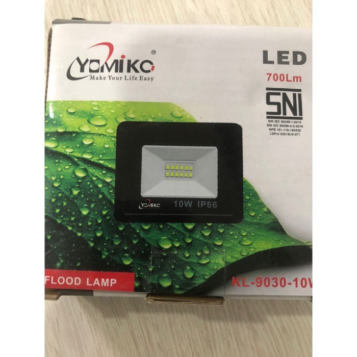 (Expert) Lampu Sorot Lampu Penerangan Yomiko OUTDOOR Flood Light 10 W
