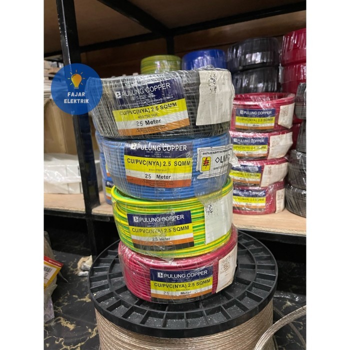 (Expert) KABEL LISTRIK NYA 1X2,5 MM / 2,5 MM 1ROLL ( 25 METER)