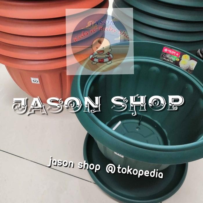 pot tanaman lion star FP-42 No.10/Lotus Pot lion star no.10/pot lion