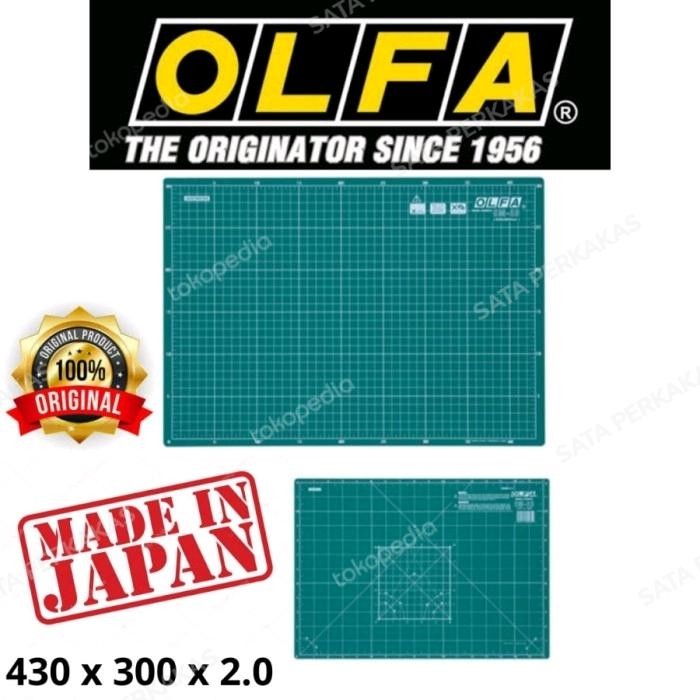 

Alas Potong Cutter CM-A3 (43cm x 30cm x 2mm) OLFA Cutting Mat Japan