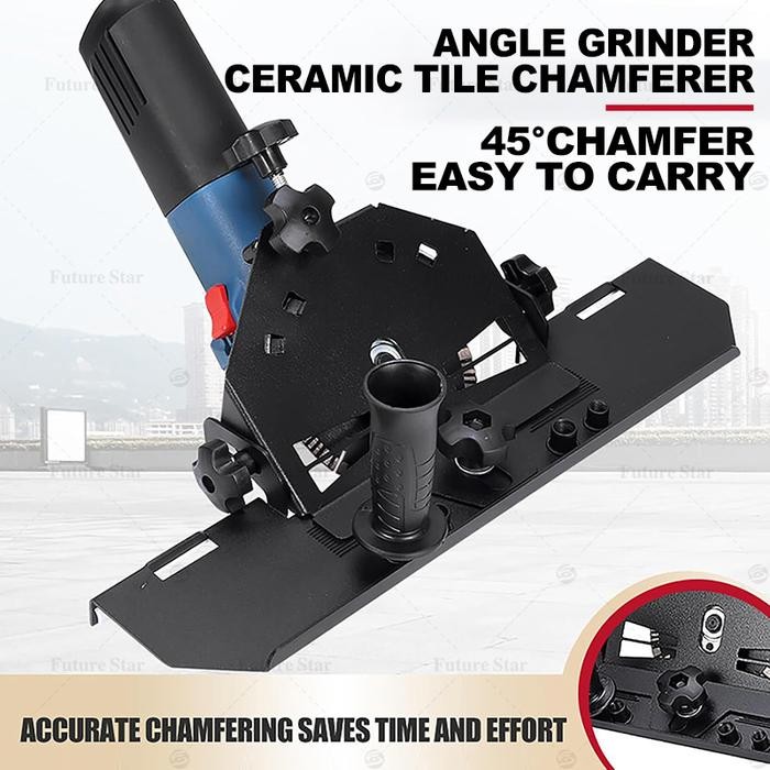 

Mesin Pemotong Sudut 45 Derajat / Untuk Keramik Chamfering Bracket Adapter Alat Pemotong Ubin
