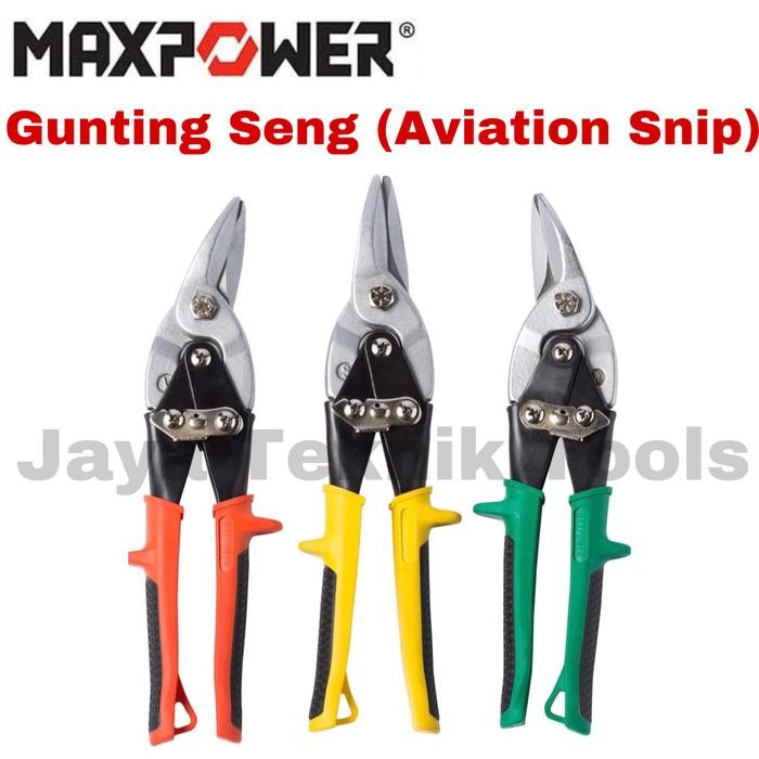 

Gunting Seng Aviation Snip Lurus Kiri Kanan Snips Maxpower Taiwan JIS