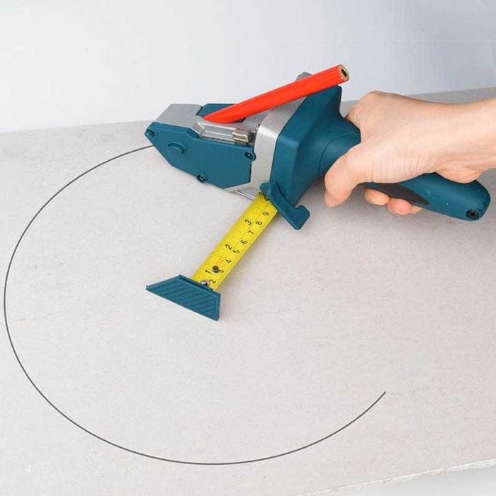 

Alat Potong Gypsum Board Cutter Gipsum Marker with Pen Slot 3in1