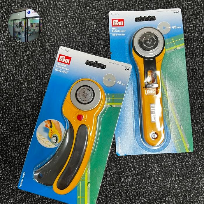 

Alat pemotong kain rotary cutter PRYM 45mm