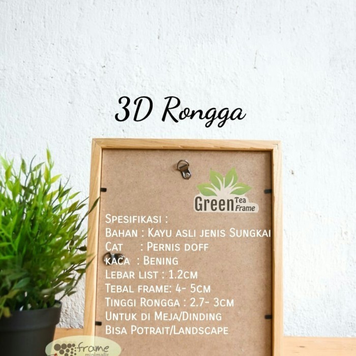[Expert] Frame Box 3D Rongga Natural ukr 30x40 12R