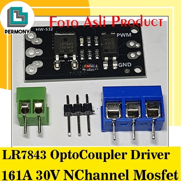 (Expert) LR7843 IRLR7843 N CHANNEL MOSFET MODULE OPTOCOUPLER PC817 DRIVER