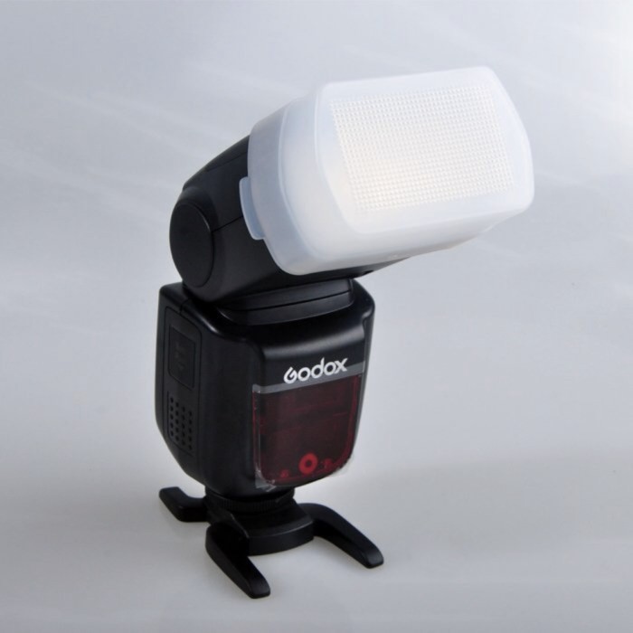 (Expert) Omni Bounce Flash Diffuser Dome For Godox Ready Stok