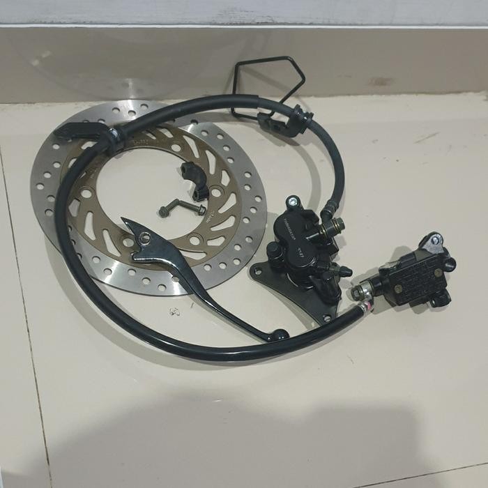 Cakram Depan Megapro Mono Kaliper Set Megapro New 2006 Megapro Hiu