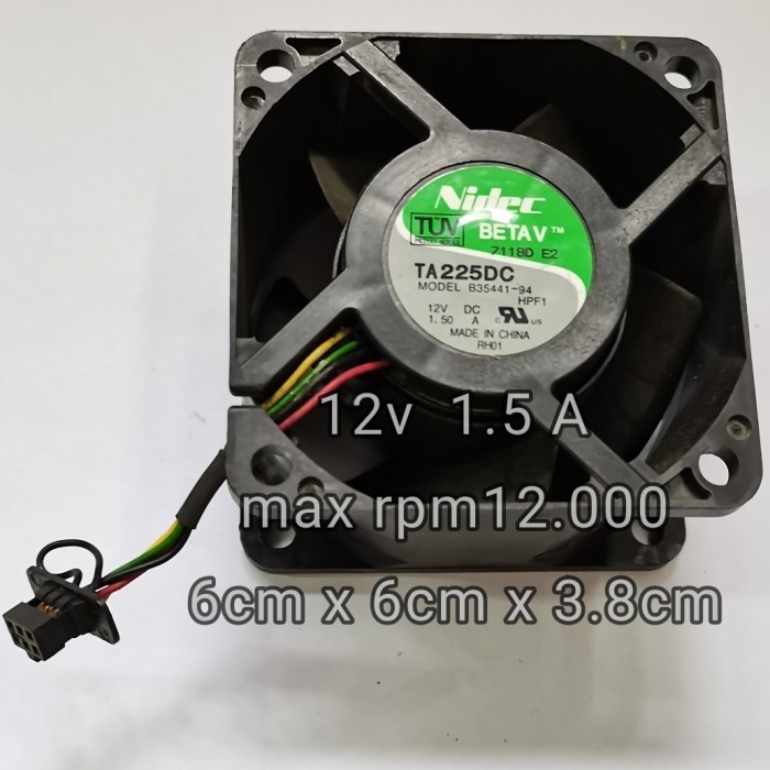 (Expert) FAN DELTA 12v 1.2A 6CM 1.5U