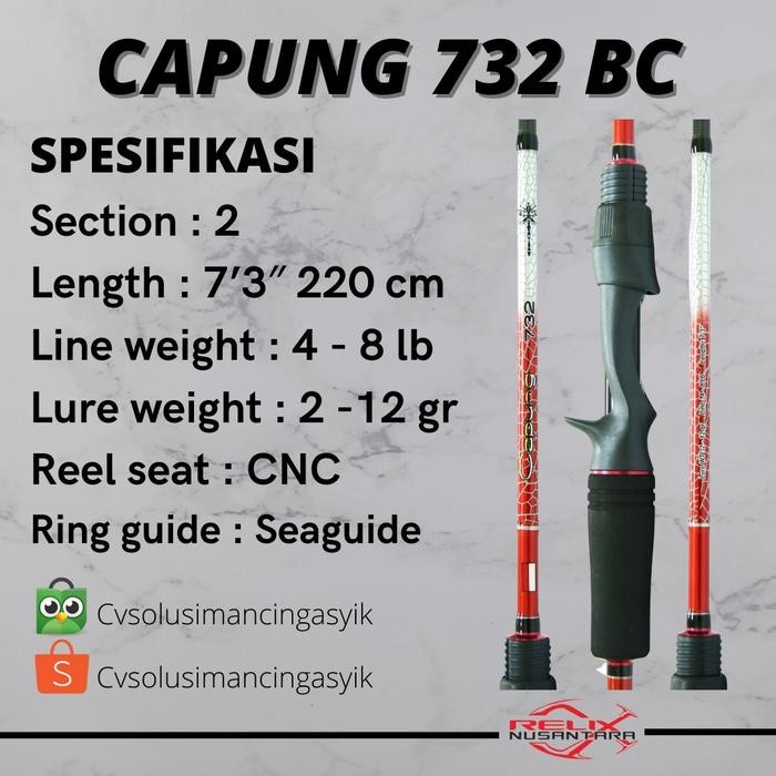 Joran Capung 732 Bc Relix Nusantara