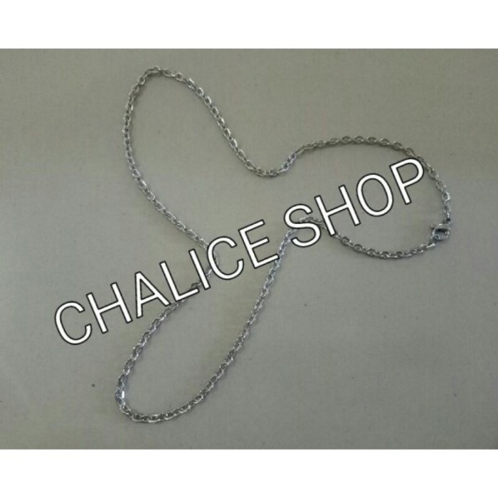 (Expert) FAVORITE Rantai Kalung Titanium 0.8mm
