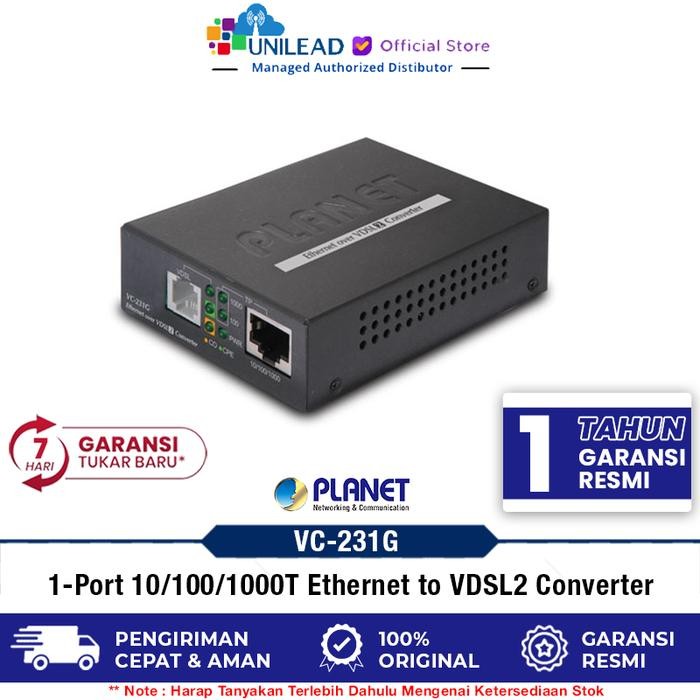 Best Seller Planet Vc-231G Solusi Jaringan Gigabit Over Vdsl2 Yang Andal Dan Cepat