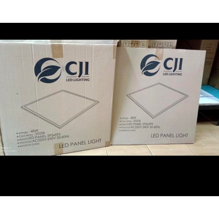 CJI LED PANEL 48W 60*60CM 4000K KOTAK (595*595MM)