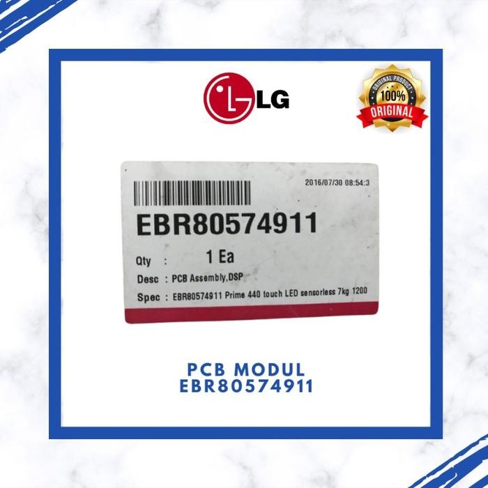 PCB MODUL DISPLAY MESIN CUCI LG EBR80574911 F1007NPPW ORIGINAL