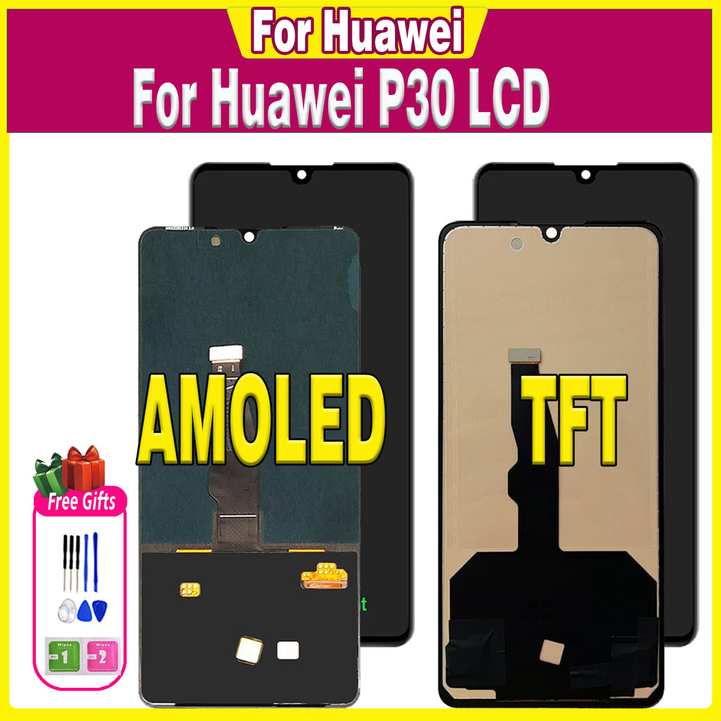 High quality P30 LCD Screen For Huawei P30 LCD ELE-L04 ELE-L29 ELE-L09 Touch Display Screen Replacem